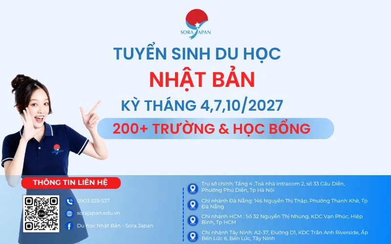 THÁNG 8 RỒI, BẠN ĐÃ CHỐT LỘ TRÌNH DU HỌC NHẬT 2027 CHƯA?