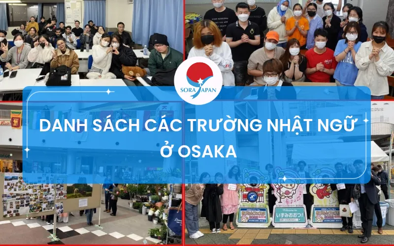 DANH SÁCH CÁC TRƯỜNG NHẬT NGỮ Ở OSAKA